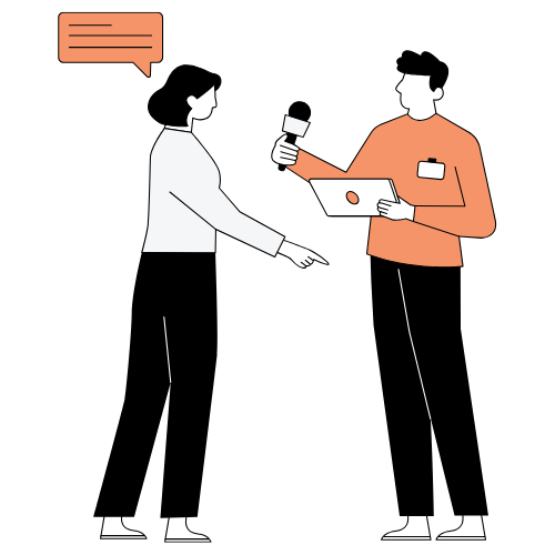 Ilustración de seguimiento de clientes